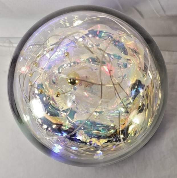 Galaxy Artificial Rose, Forever Enchanted Flowers with Colorful LED Light in