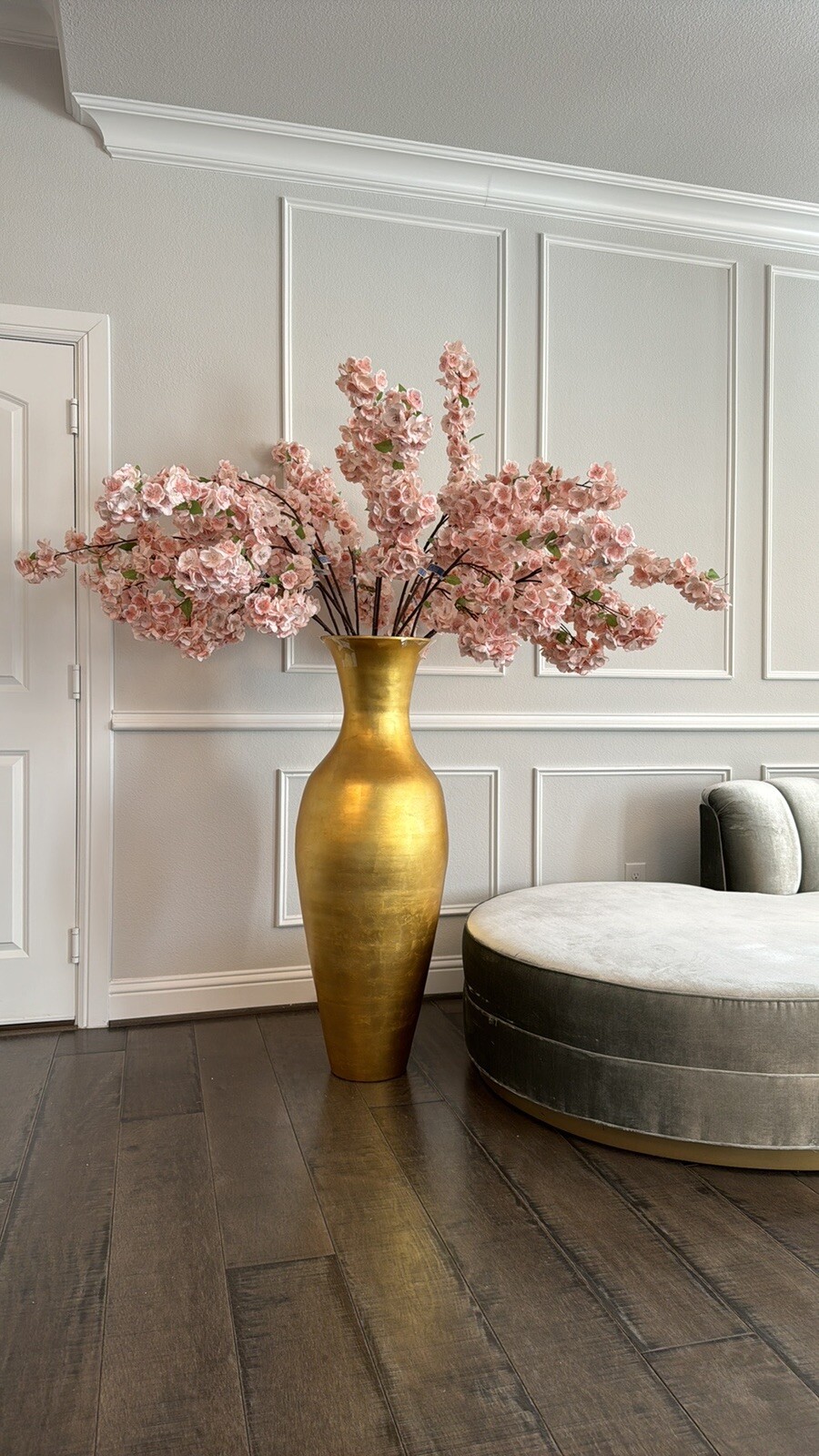 NWT EXTRA LONG CHERRY BLOSSOM STEM EXTRA FULL Faux Flower