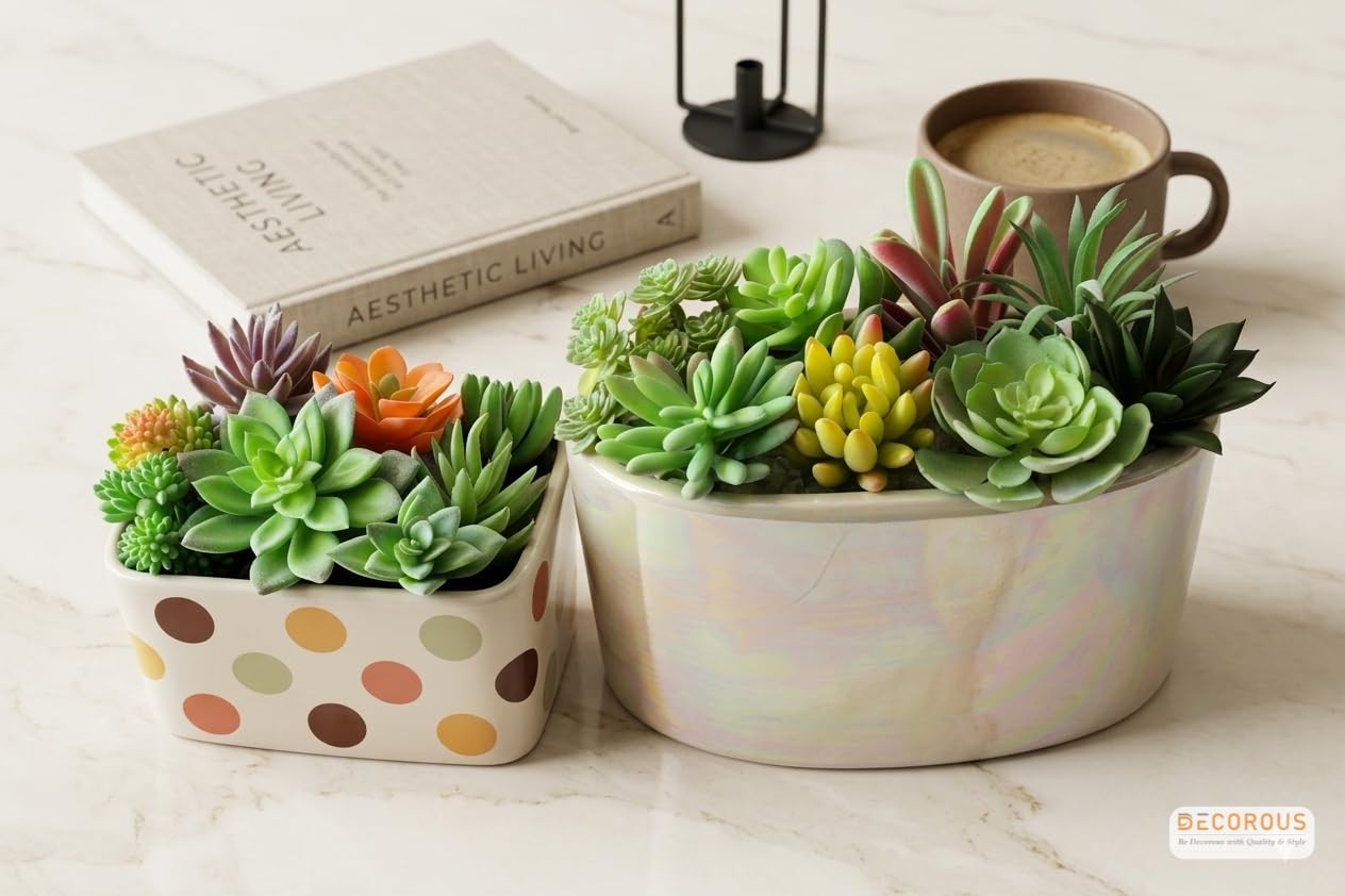 Artificial Succulent Plants 16 Pack Mini Faux Succulents Small Unpotted Fa…