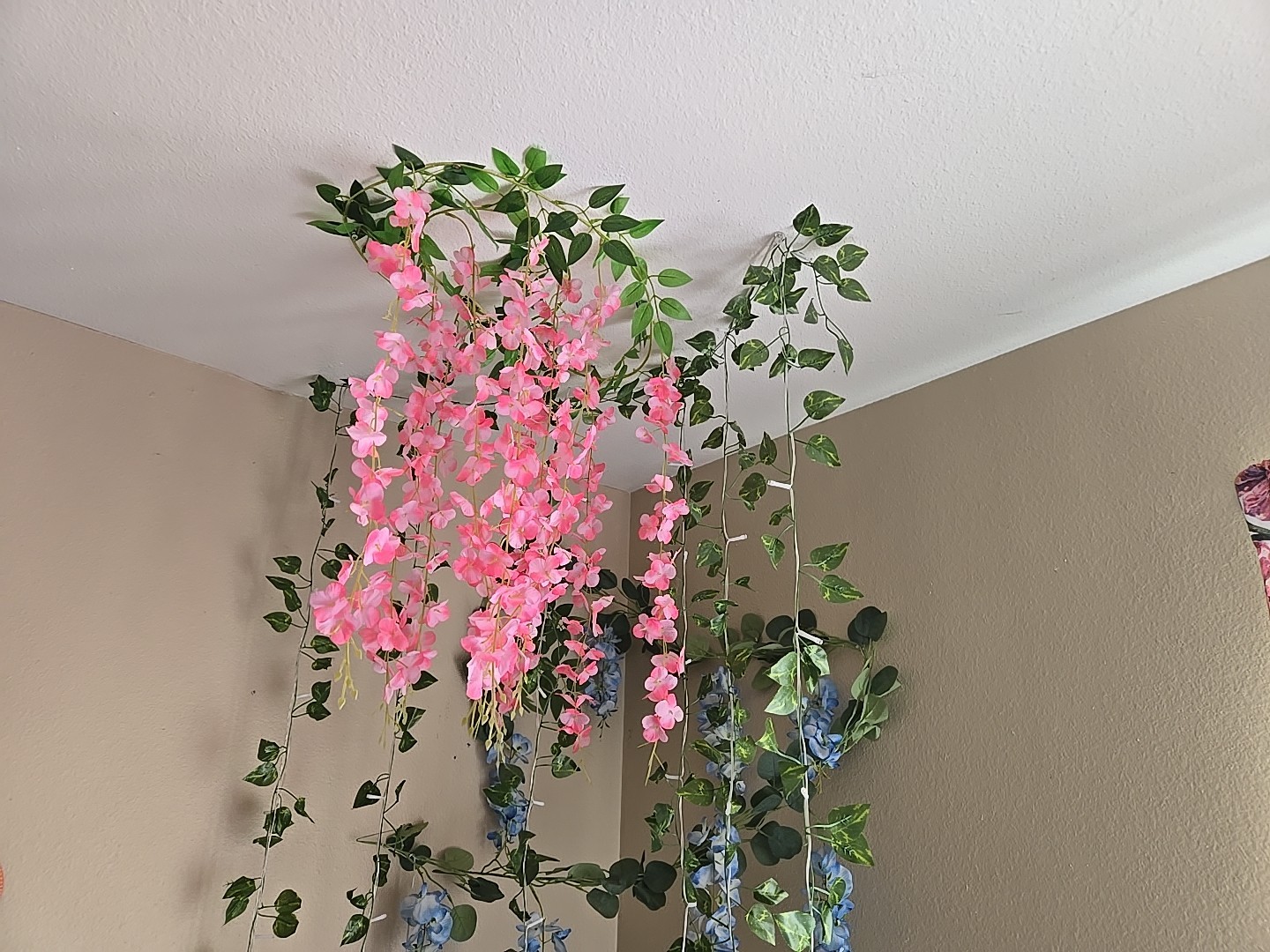 Lot of 4 Artificial Pink Hydrangea Bouquets Faux Floral Home Wedding Decor