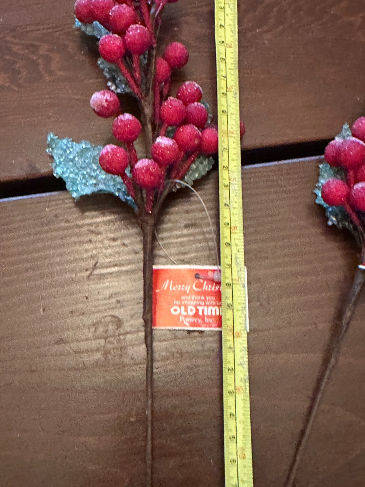 Set of 2 Holly Berry Picks or Sprays