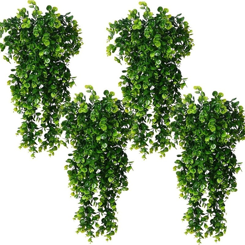 1Pcs Fake Hanging Plants Artificial Pothos Vines Indoor Outdoor Home Decor