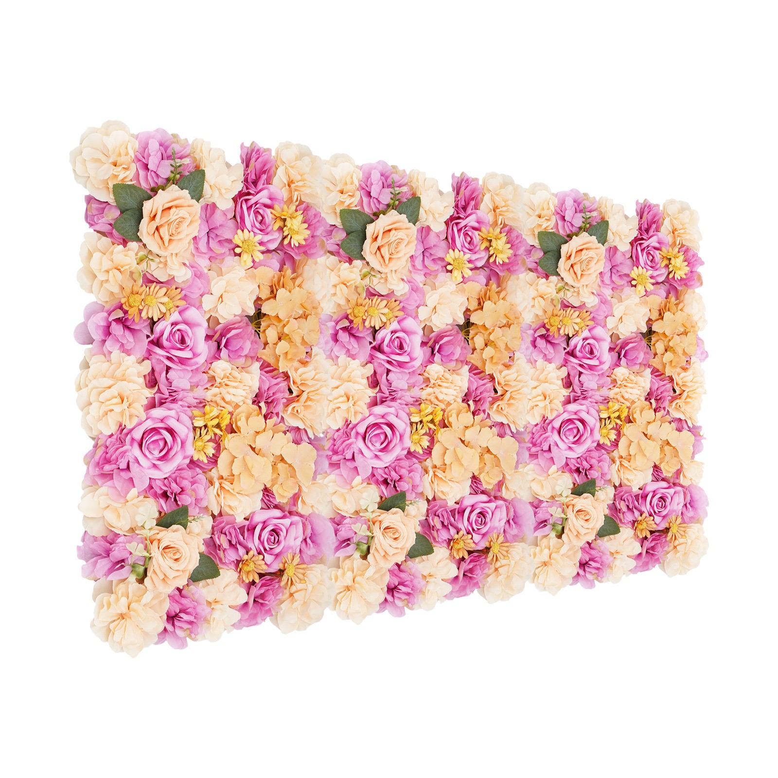 12Pcs Artificial Flower Wall Panels Modern Handmade Artificial Flower Panels