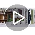 6 Pack Mini Fake Succulent Plants in White Pots Artificial Faux Greenery Decor