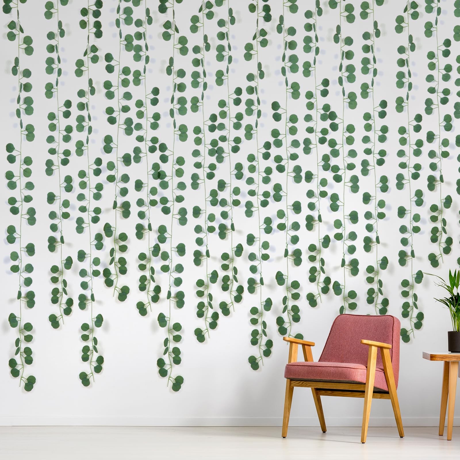 Artificial Eucalyptus Vines Garland for Table Room Decor(9 Pack 60ft)