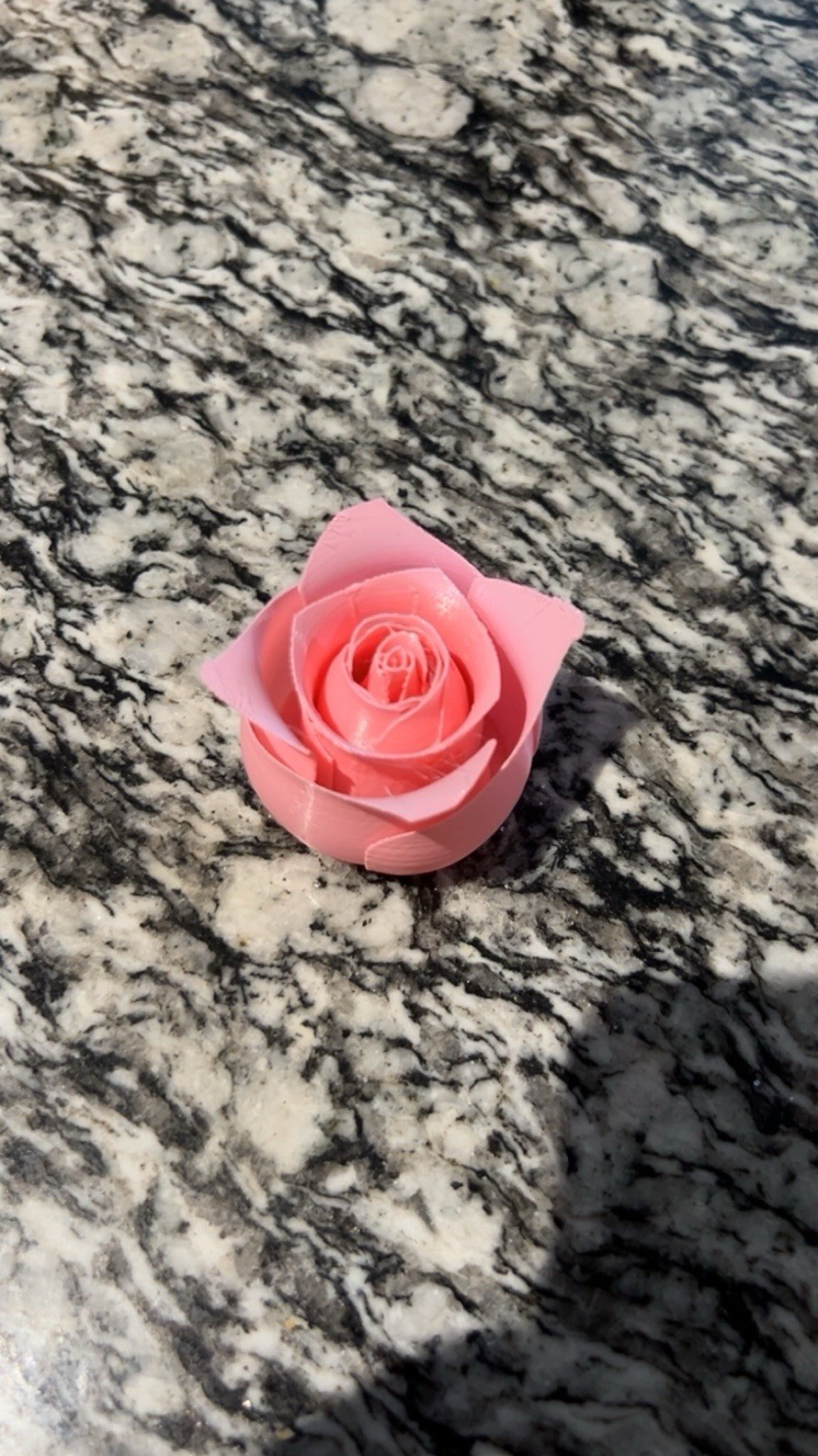 3D Printed Rose Flower Head Floral Decor – Floral Theme Decor Flower Head