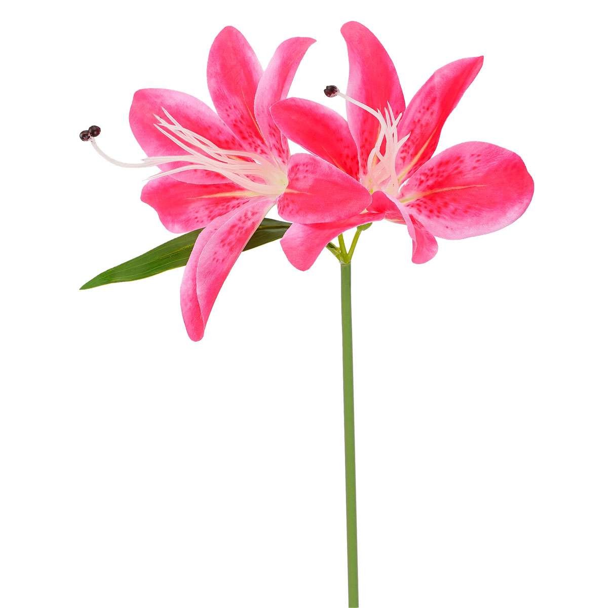 1/4/8X Artificial Lily Flowers Faux Plant Bouquet UV Resistant Garden Home Decor