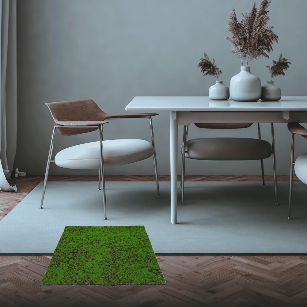 Realistic Artificial Moss Mat Green for Garden Decorative Props and Artwork