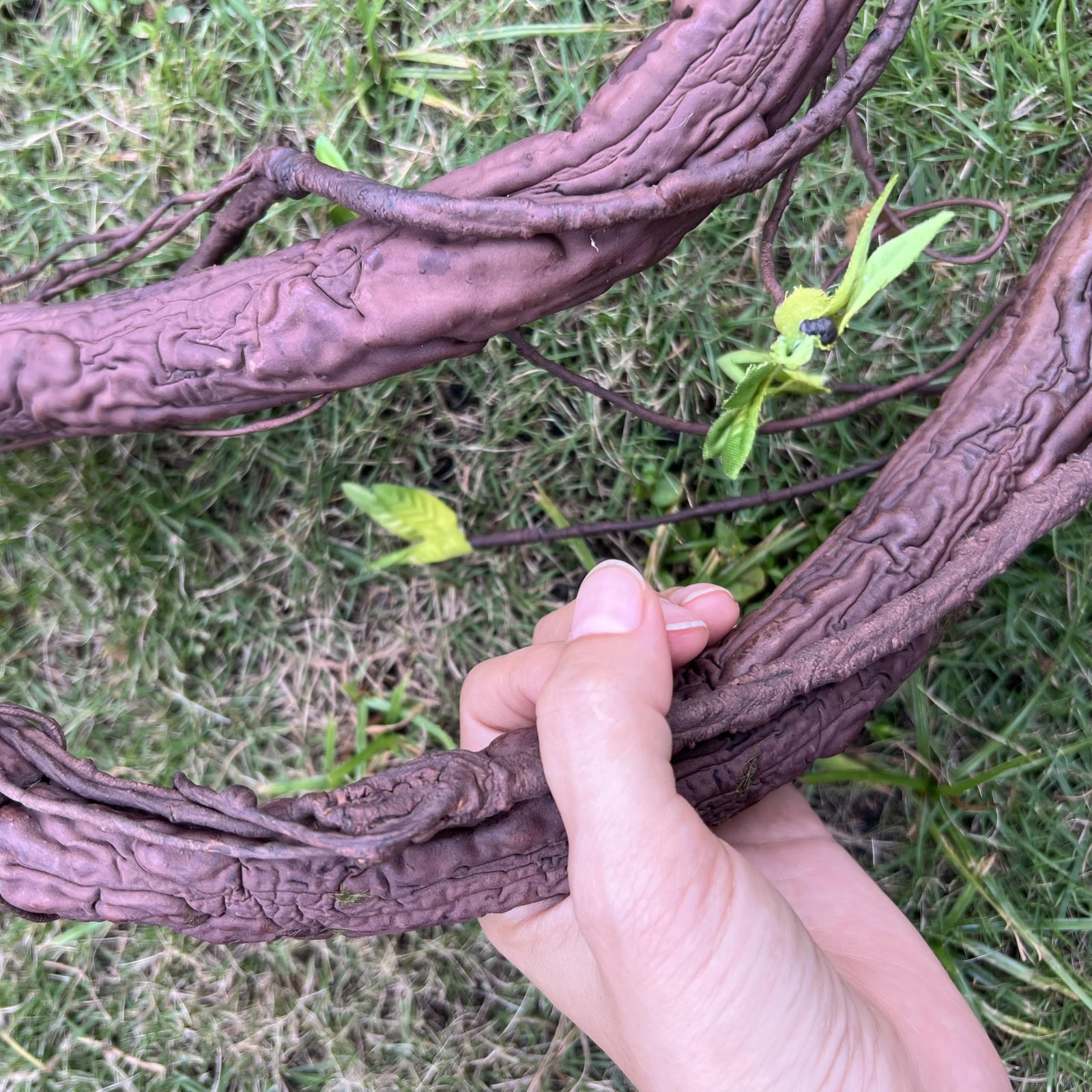 Bakoukiter Bendable Artificial Tree Thick Trunk Twigs Cane Climbing Vine Bran…