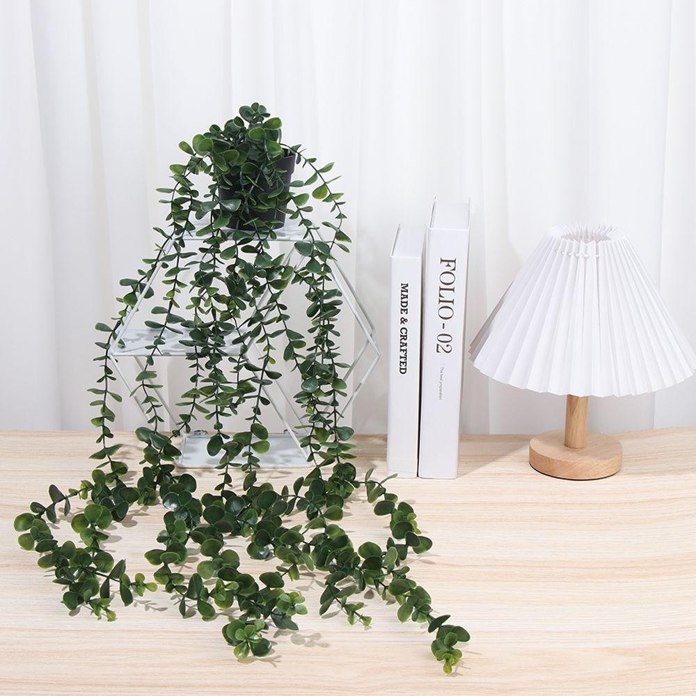 Fake Hanging Plants with Pot Artificial Vines Potted Home Indoor Outdoor Decor