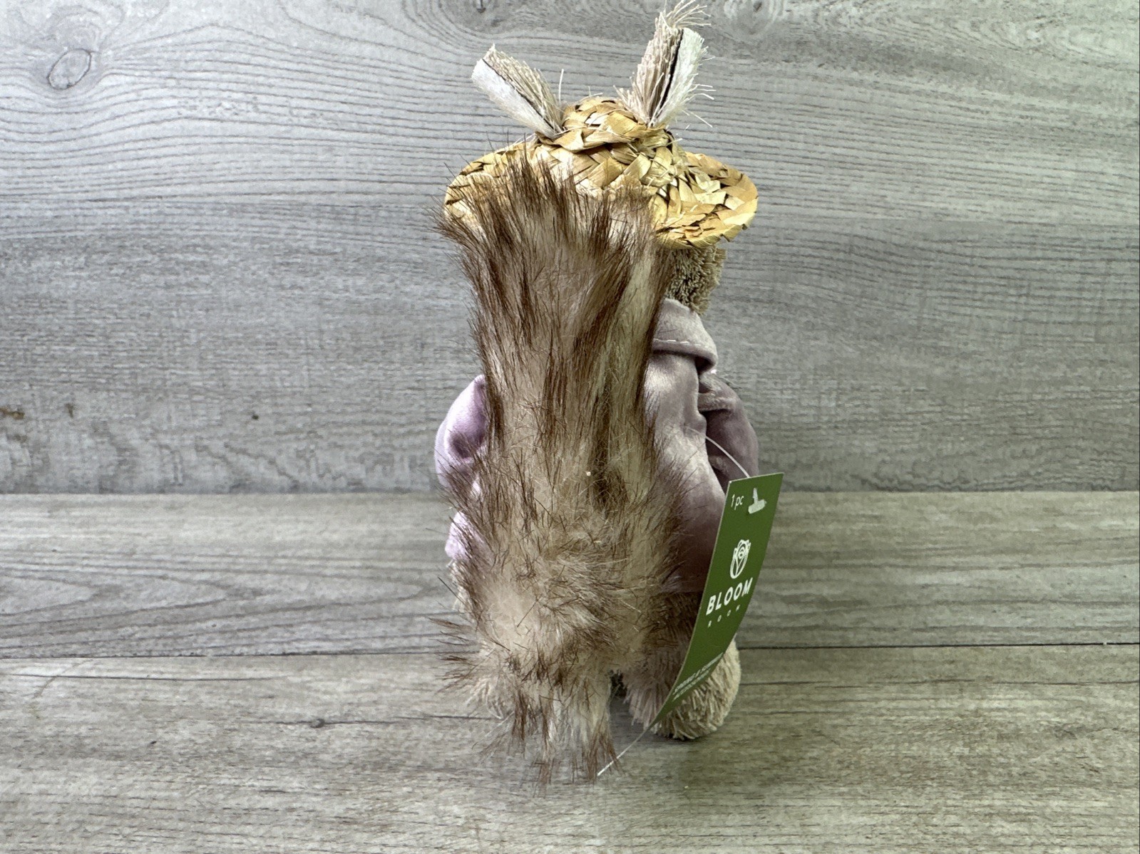 Bloom Room Squirrel Pushing Cart with Floral Decor Figurine New