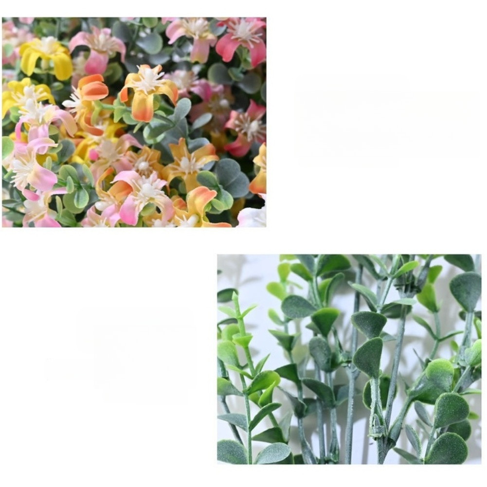 Baby’s Breath Fake Flowers in Pot for Modern Minimalist Home Office Decoration