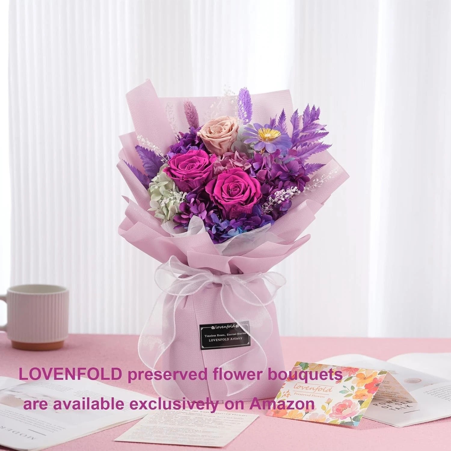 Gorgeous Purple Rose Floral Gift – A Lasting Impression for Loved Ones