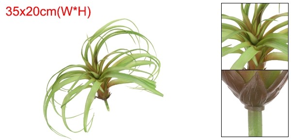 1Pcs Artificial Succulent Plants Fake Pineapple Grass 8″, Green