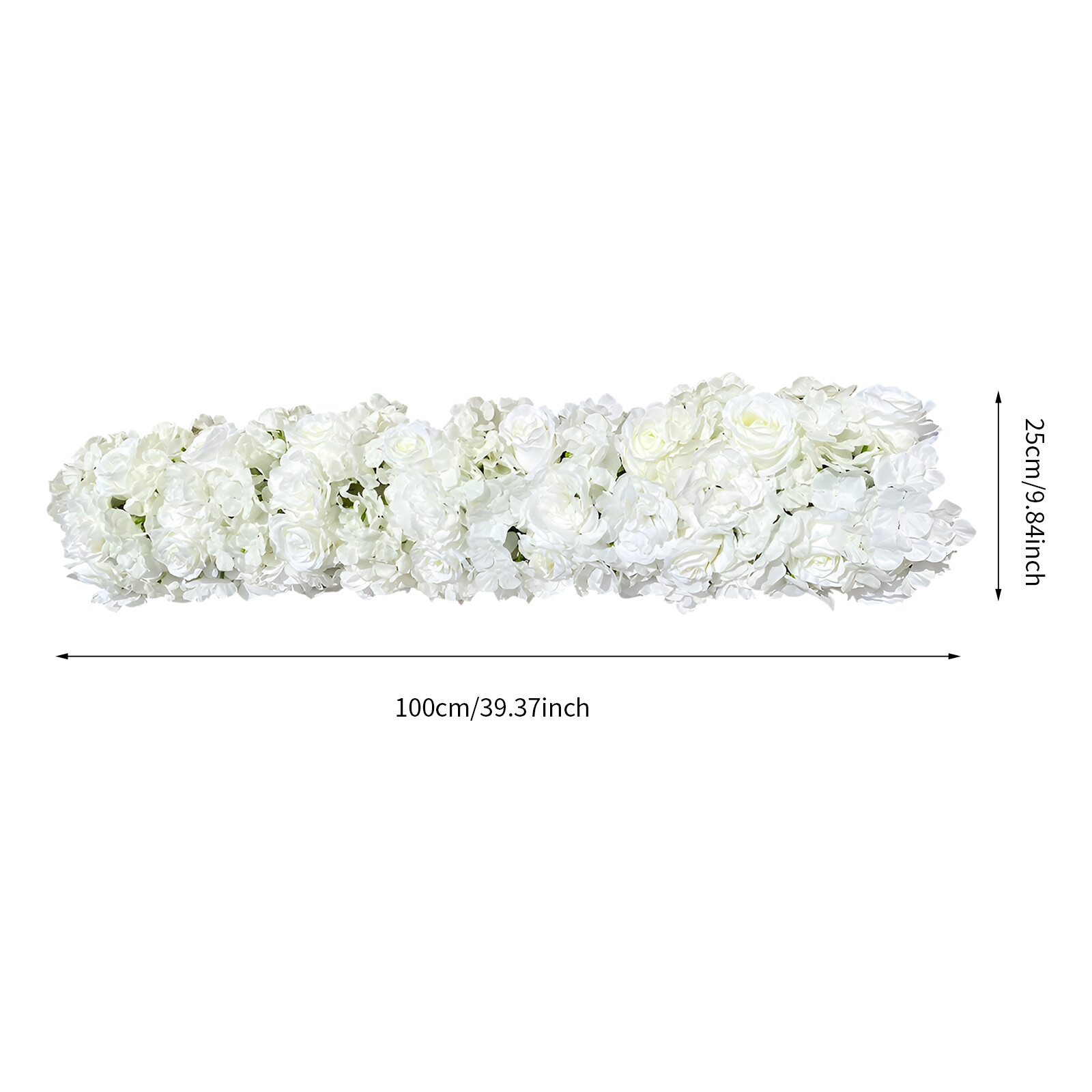 Artificial Flowers Artificial Silk Flowers Row 100*25cm for Home Party Wedding
