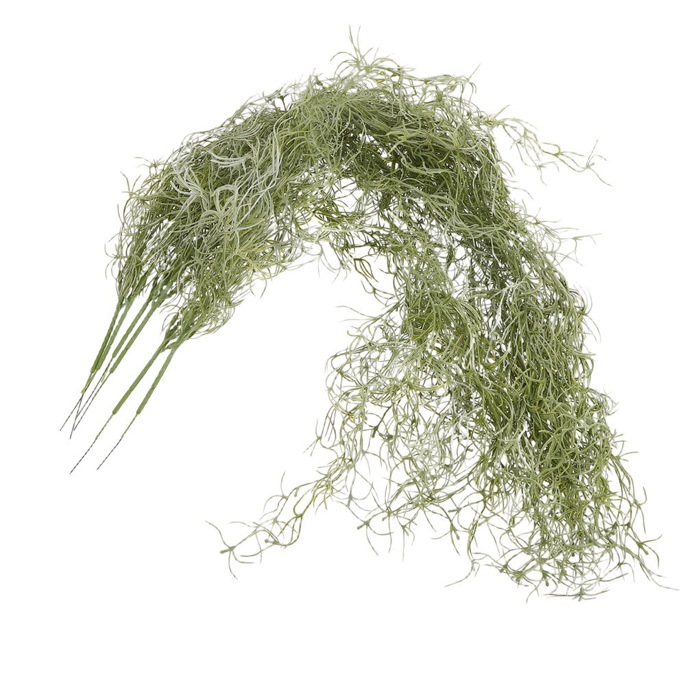 6 Pcs Artificial Vine Decoration Moss Plant Wall Decorative Hanging