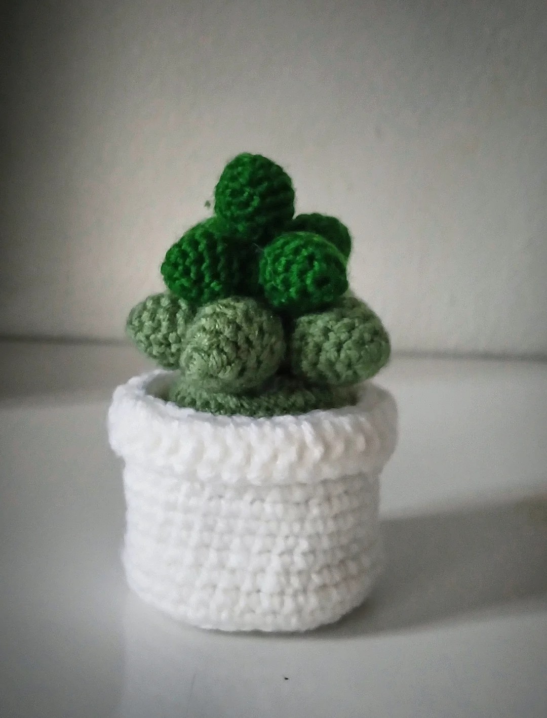 Handmade Crochet Cactus in Removable Pot – Cute Amigurumi Plush