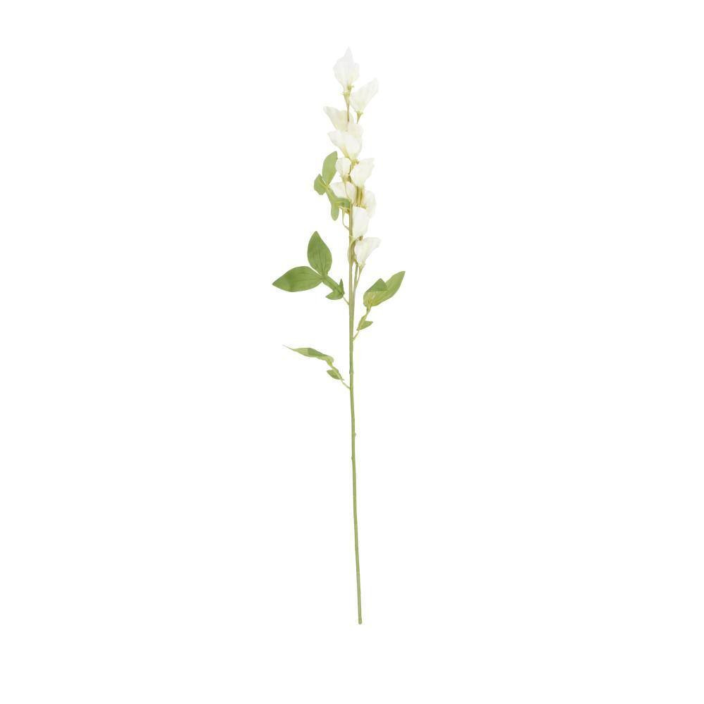 35 In. Tall White Sweet Pea Artificial Flower Stem (Set of 12)