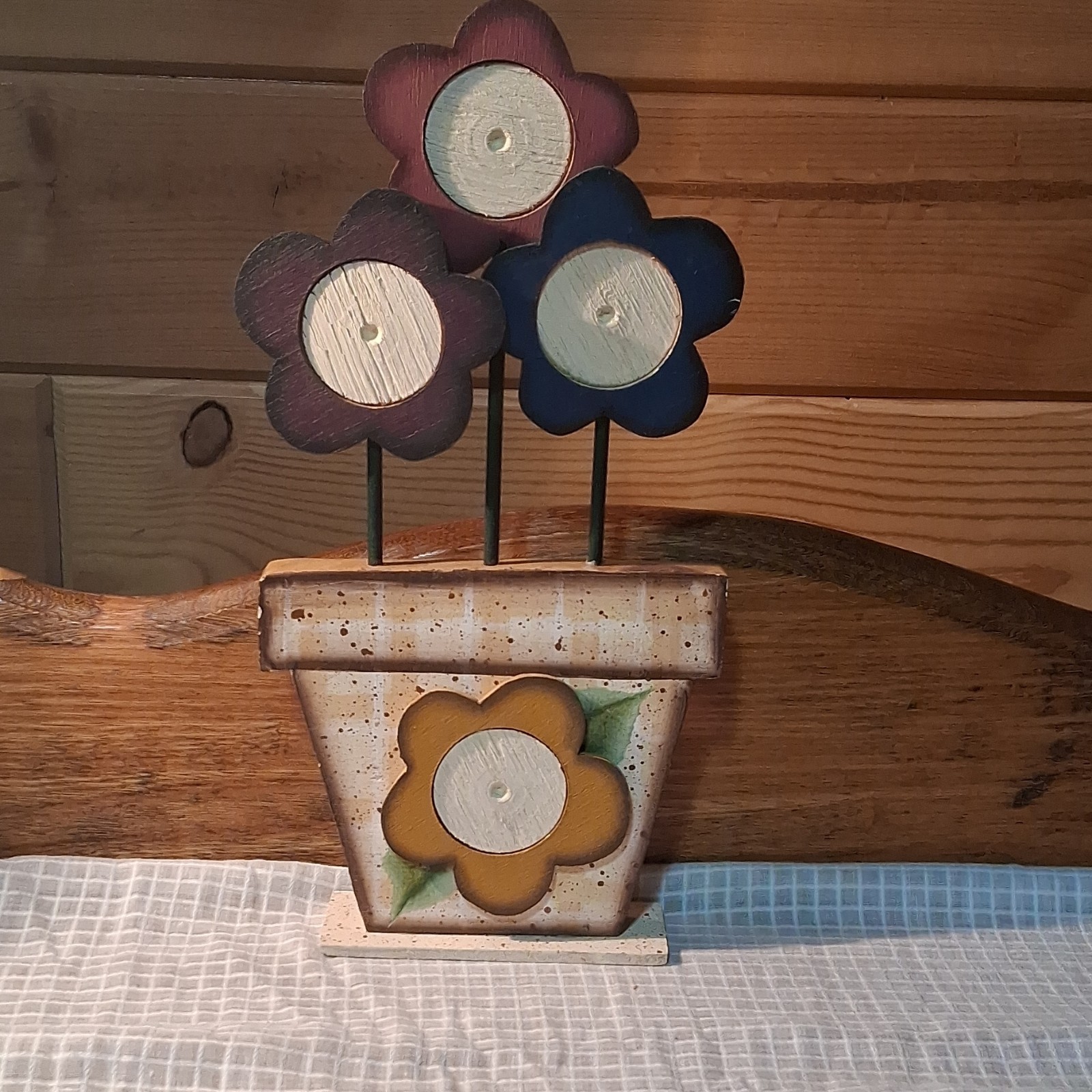 Vintage Rustic Wooden Whimsical Spring Decor