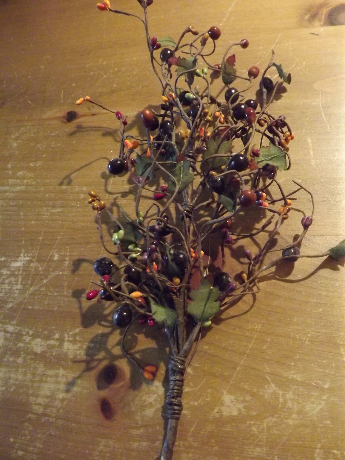 multicolor FAUX BERRY STEMS 20″ -25″ PICKS pip berries U CHOOSE COLOR