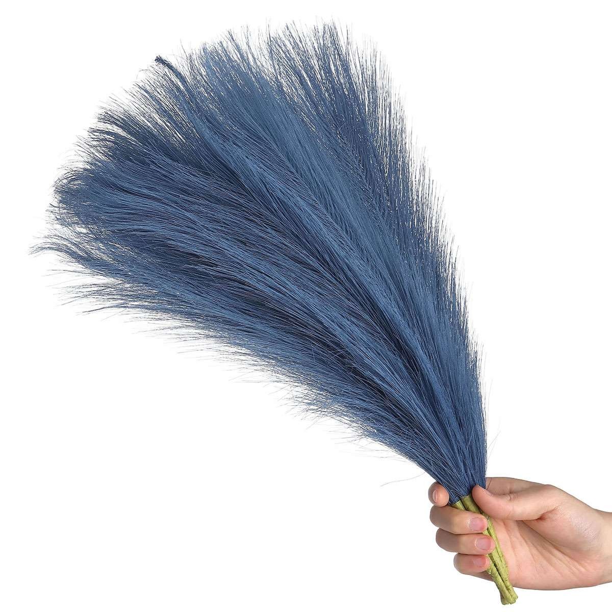 Artificial Pampas Grass Dried Reed Flowers Bouquet Fake Plant Home Room Decors