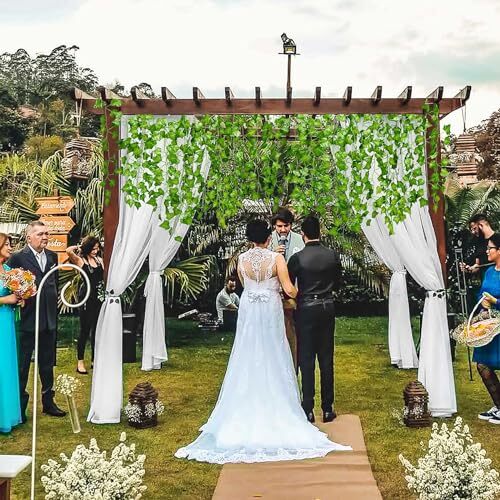 24 Strands 168FT Artificial Ivy Fake Vines Greenery Garland Party Hanging Plants