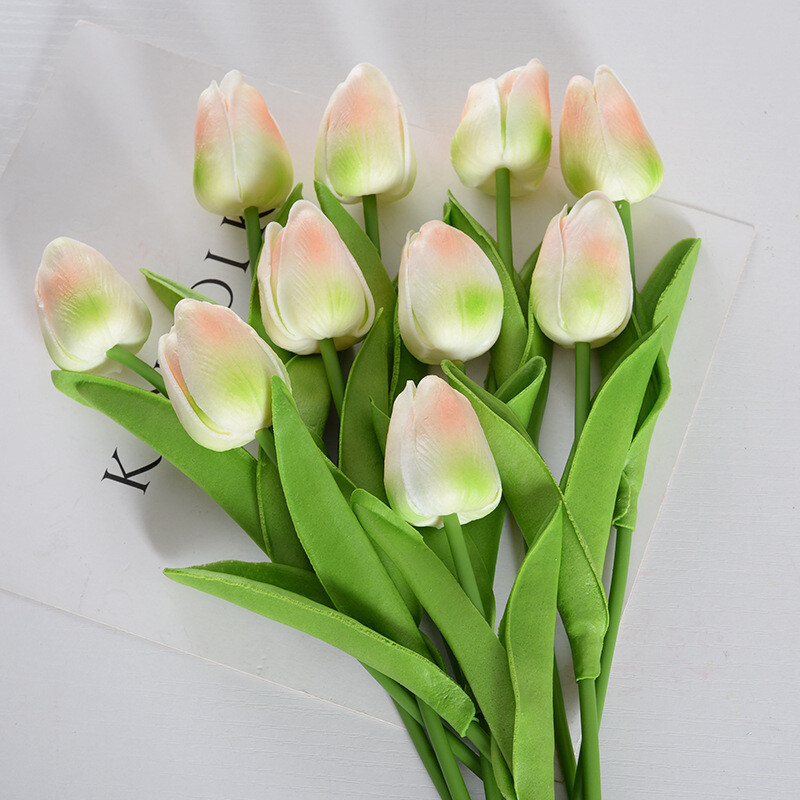 New Plastic Tulips Art Artificial Flowers For Home Decor Wedding Party Ceremony