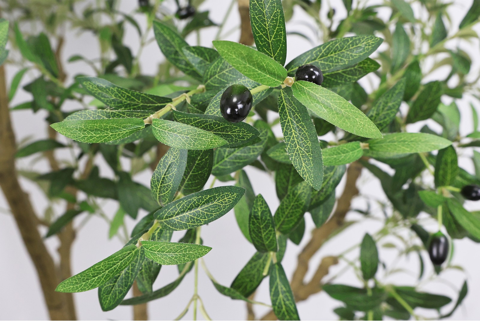 8FT Tall Artificial Olive Tree Large Faux Potted Tree Indoor/Outdoor Decor