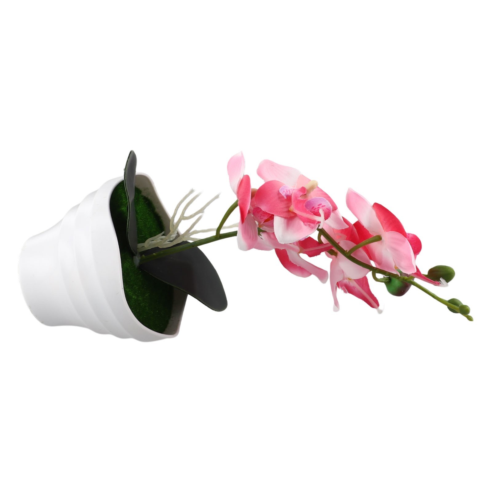 Artificial Butterfly Orchid Flower Plants In Pot Fake Home Wedding Party Decor