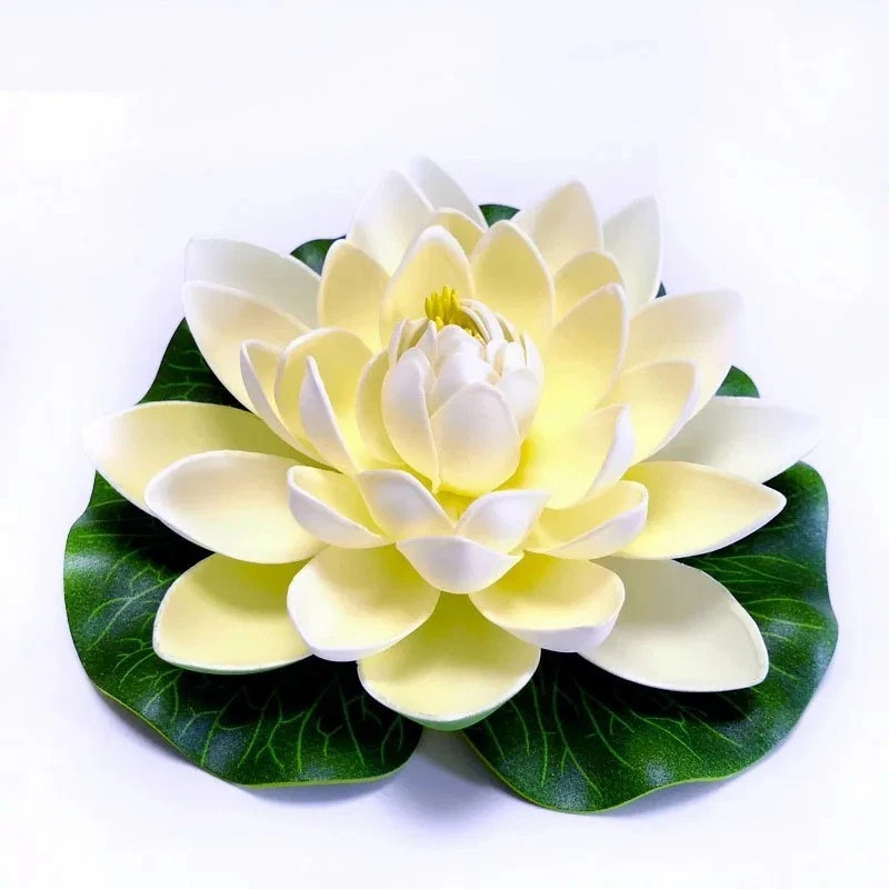 Floating Artificial Lotus Water Lily Flower Wedding Pond Garden Decoration US