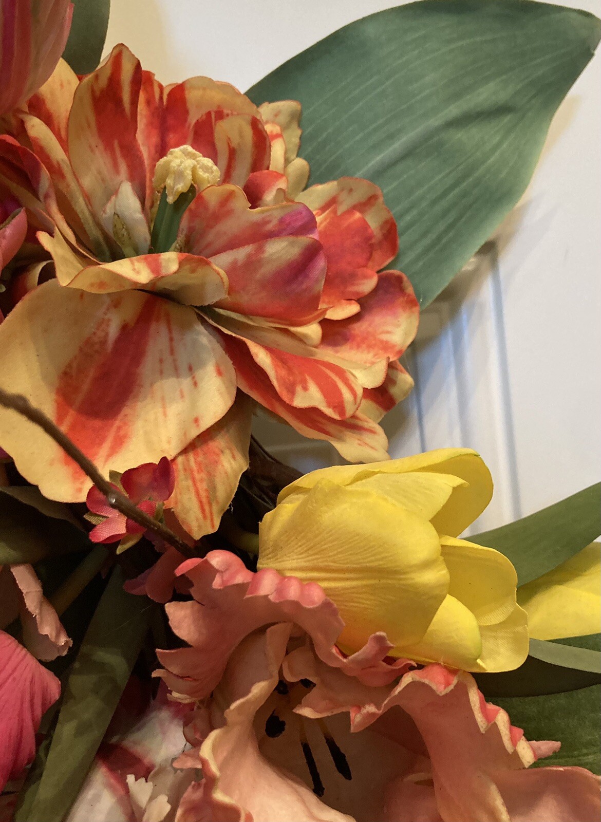 Extravagant And Colorful Tulip Wreath