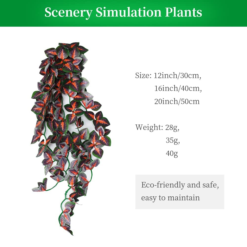 30cm/12in Aquarium Decorations Plants Artificial Fake Plastic Water Grass Pla…