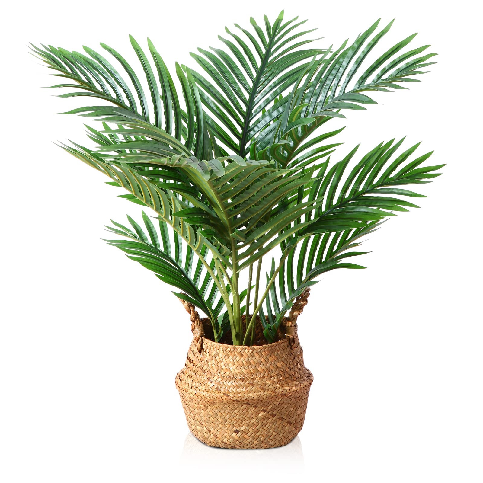 2ft Fake Majesty Palm Plant Artificial Indoor Small Faux Tree In Pot 1 PCS