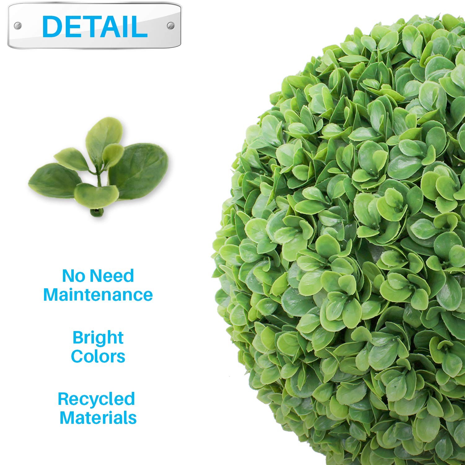 Paradise 15″ Artificial Lechuguilla Green 1 Piece Faux Leaf Indoor Outdoor De…