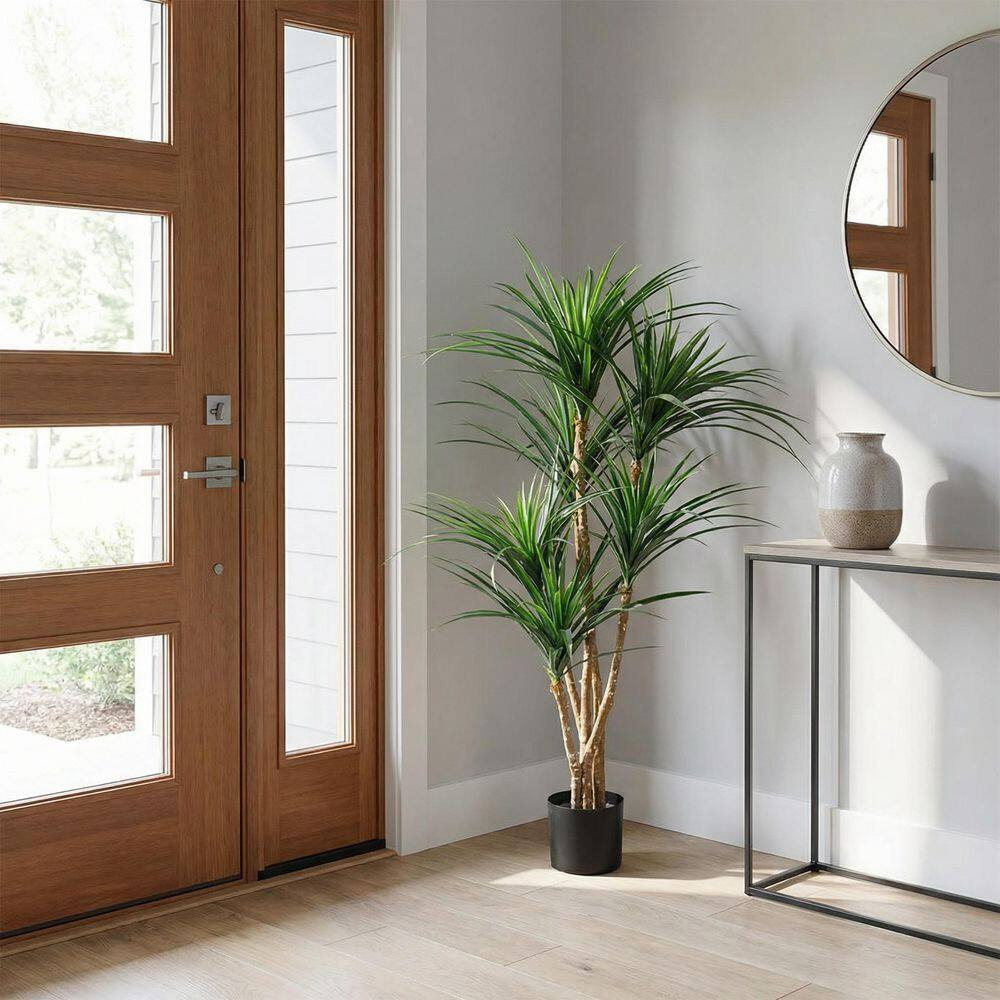 51 In. Green Artificial Yucca Trees (Set of 2)