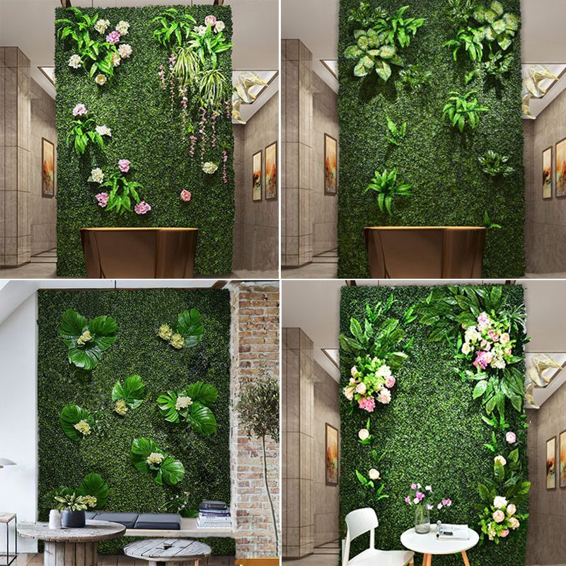 40x60cm Artificial Green Plant Wall Ornaments For Indoor Home Garden Decoration