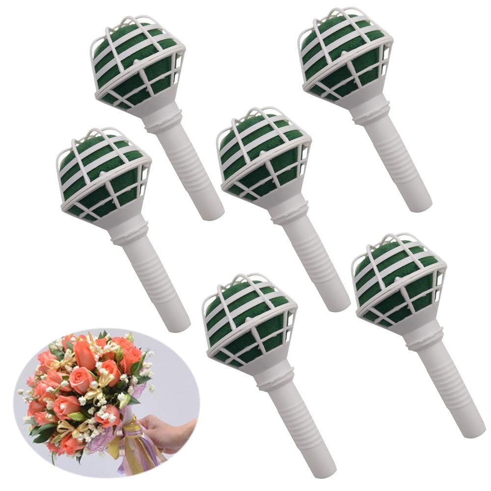 of 6, Bouquet Holders – Bridal Wedding Bouquet Holder Decoration DIY Wedding …