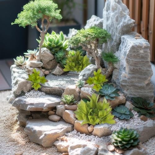 8 Pcs Artificial Succulent Plants Unpotted Fake Mini Succulents Realistic Faux