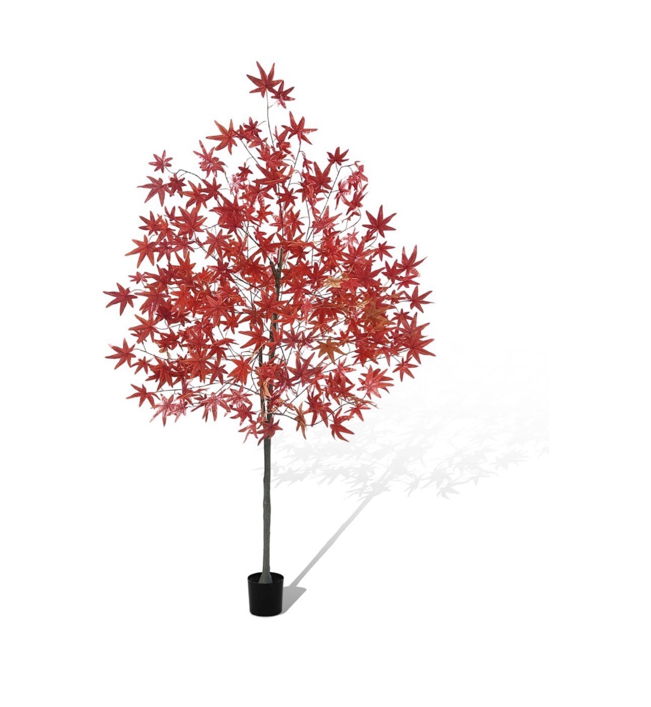 6.6ft Faux Maple Fall Tree Fall Decorations for Home, Artificial