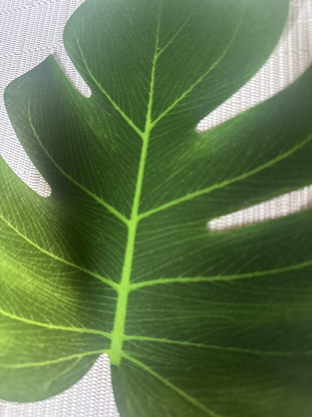 Tropical Palm Monstera Artificial Plant Leaves Party Chic Event Decor 4 Pieces