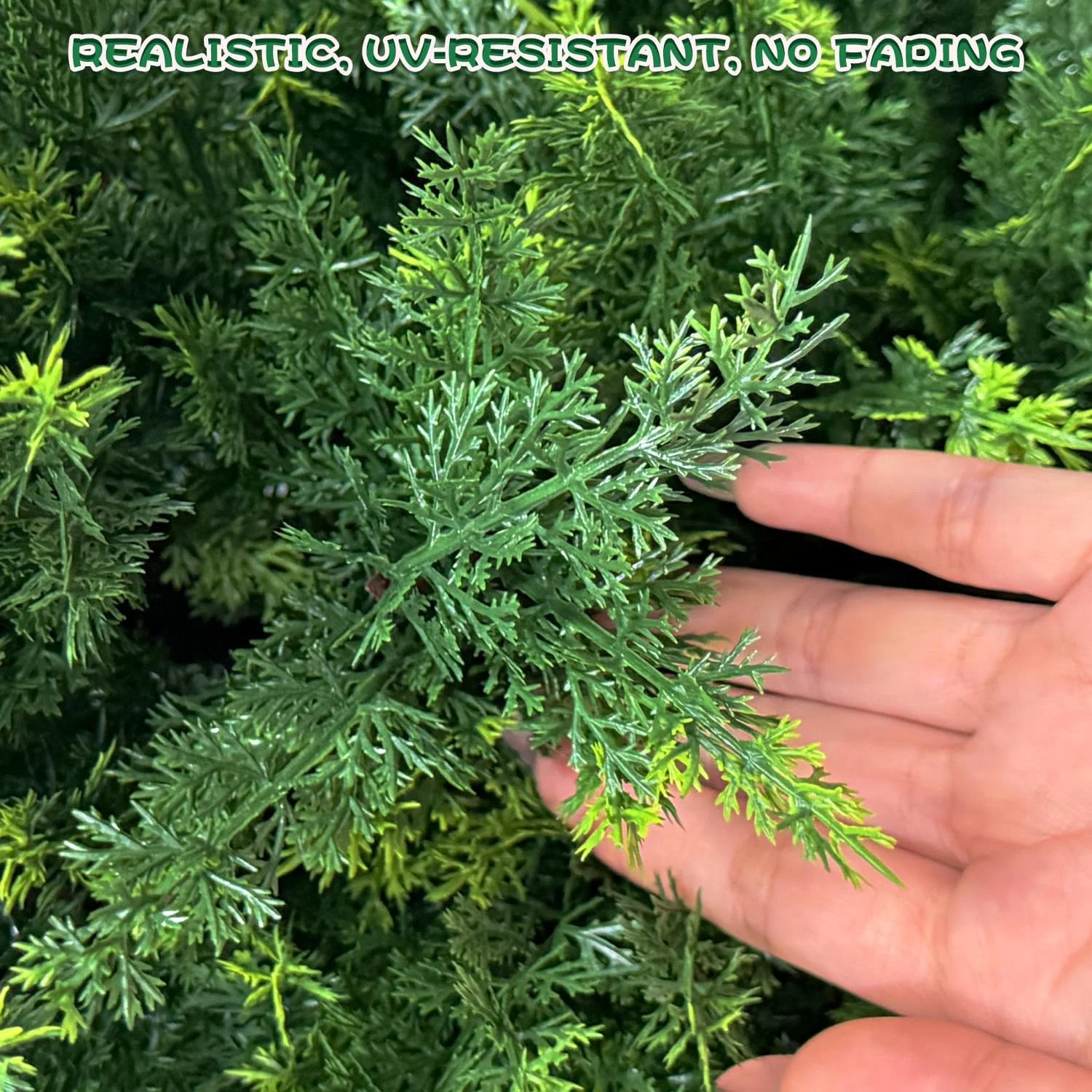 Set of 2 Artificial Cedar Topiary Trees, 27.6” Outdoor Faux Plants Pine Shrubs