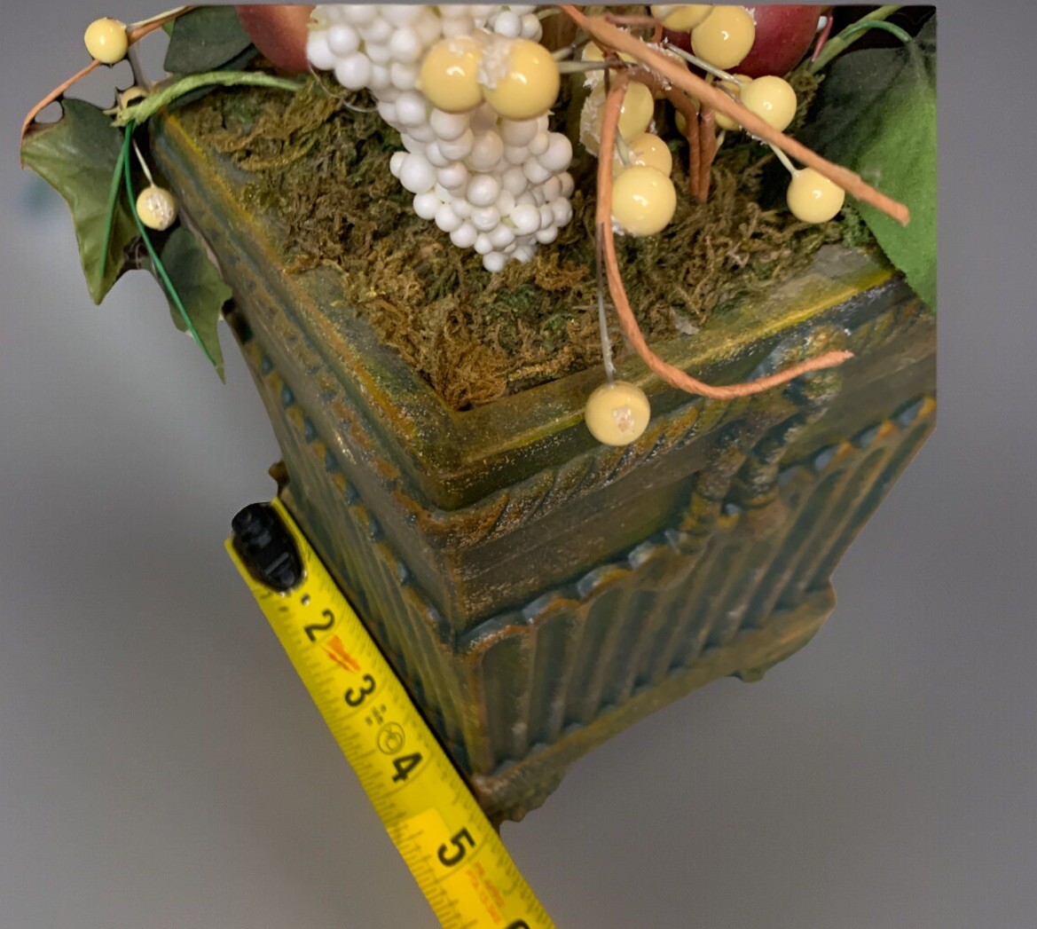 Estate MAGNOLIA Topiary 27” Tall Artificial Floral Decor Ceramic 6” Pot Clean