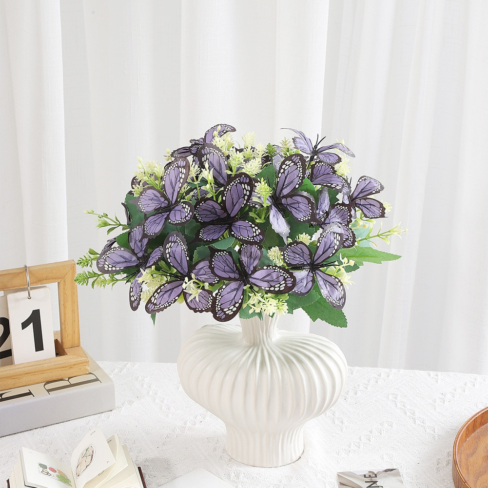 Artificial Butterfly Orchid Floral Arrangement for Commercial Space Decor