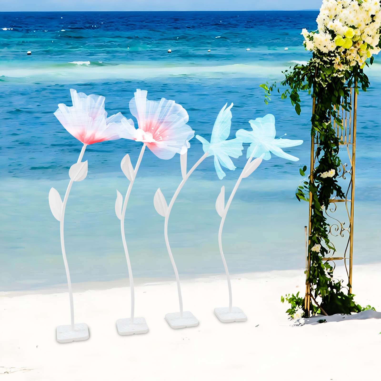 Wedding Giant Artificial Decoration Artificial Flower & Butterfly For Party NEW
