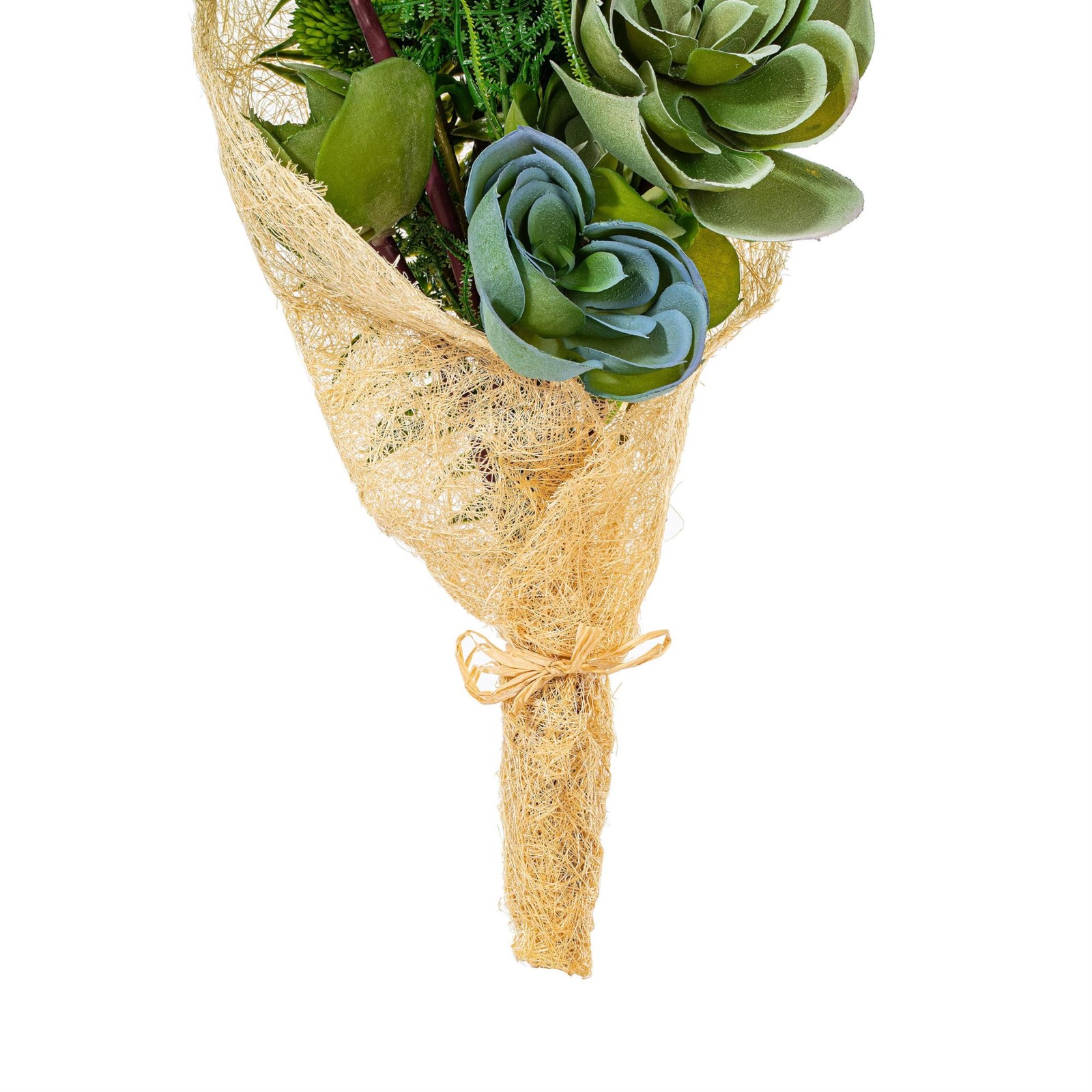 Vickerman 21″ Contemporary Plastic Artificial Succulent Bouquet in Green