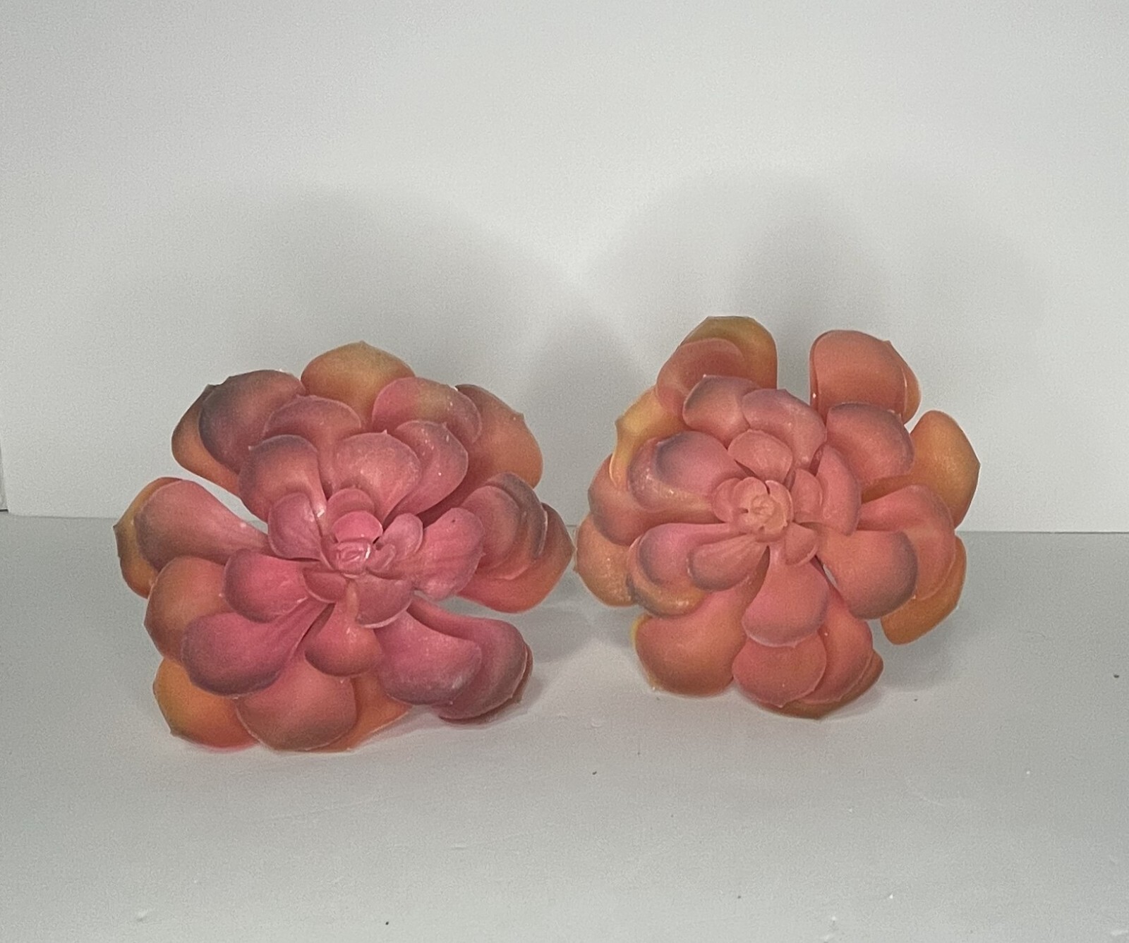 Orange Echeveria Large Pics Ashland Pick Fake Plastic Succulents 7″