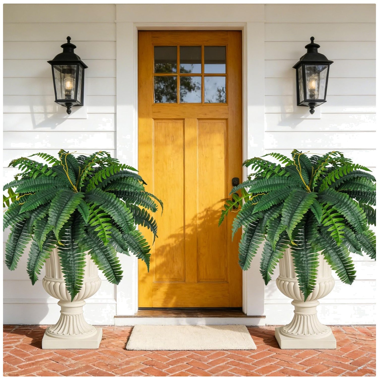 UV Resistant Artificial Boston Ferns
