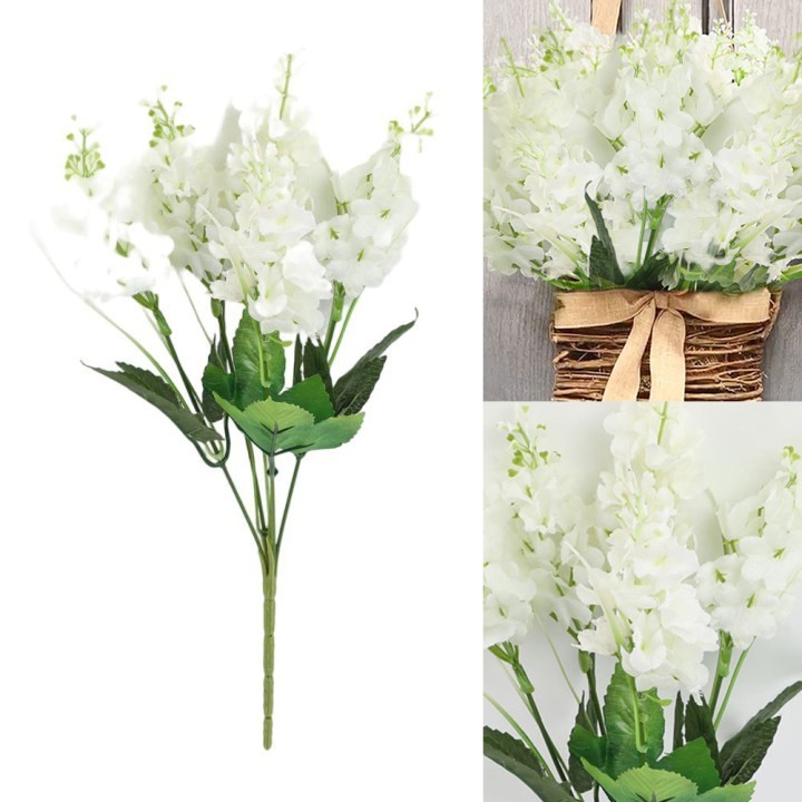 Vibrant Hyacinth Wisteria Artificial Flower for Home and Event Decoration