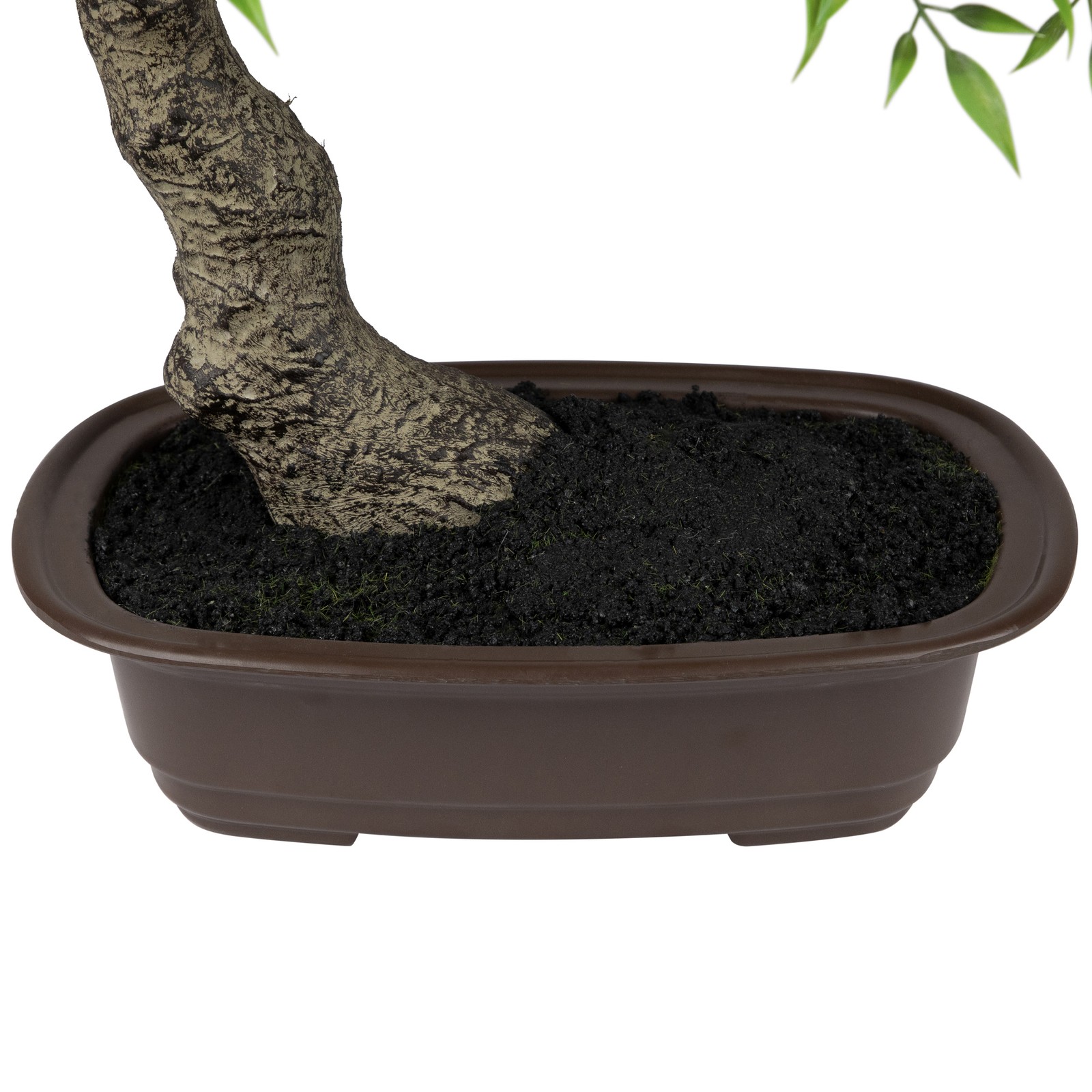 Northlight 18” Green Mini Bonsai Artificial Tree in a Brown Pot