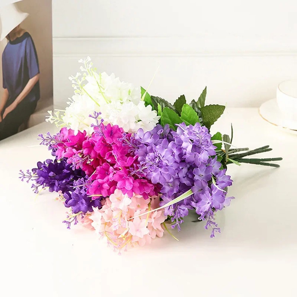 Vibrant Hyacinth Wisteria Artificial Flower for Home and Event Decoration